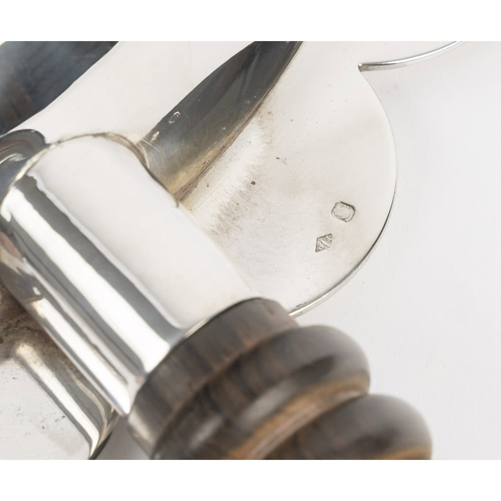 JEAN PUIFORCAT – Légumier couvert, argent massif époque ART DECO 17