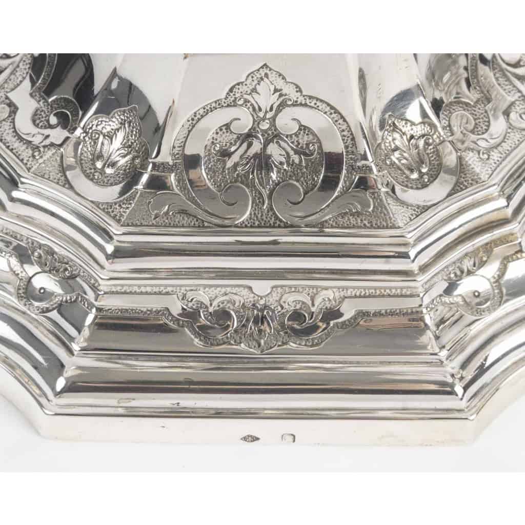 Charles CHRISTOFLE Paire de candélabres dits “bouts de table » Argent massif XIXᵉ siècle 9 Charles CHRISTOFLE Paire de candélabres dits “bouts de table » Argent massif XIXᵉ siècle 9