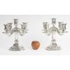 Charles CHRISTOFLE Paire de candélabres dits “bouts de table » Argent massif XIXᵉ siècle 31 Charles CHRISTOFLE Paire de candélabres dits “bouts de table » Argent massif XIXᵉ siècle 31
