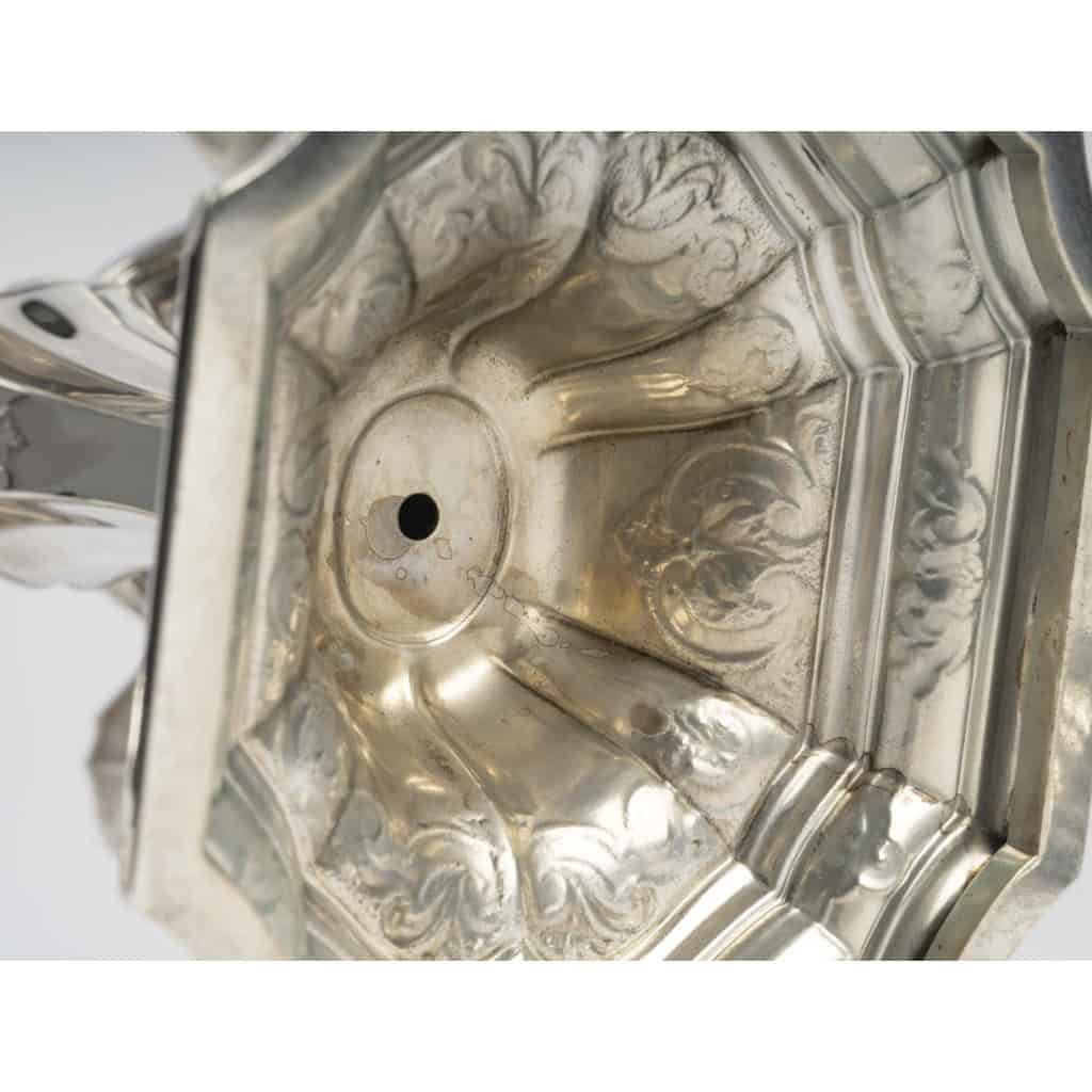 Charles CHRISTOFLE Paire de candélabres dits “bouts de table » Argent massif XIXᵉ siècle 17 Charles CHRISTOFLE Paire de candélabres dits “bouts de table » Argent massif XIXᵉ siècle 17