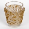 1938 René Lalique – Vase Bacchus Verre Blanc Patiné Sépia 12