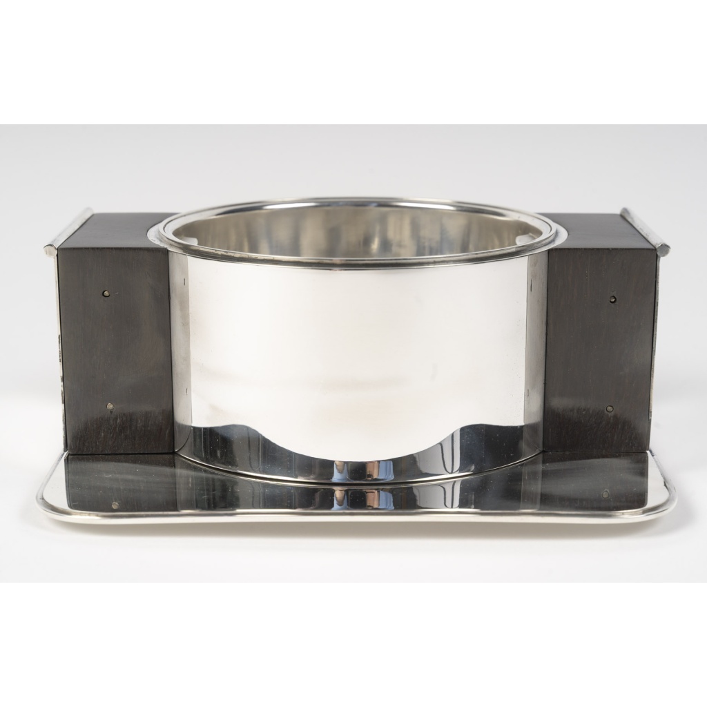 JEAN ELYSEE PUIFORCAT – Centre de table en argent massif Epoque ART DECO 4