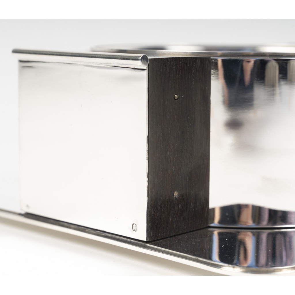 JEAN ELYSEE PUIFORCAT – Centre de table en argent massif Epoque ART DECO 9