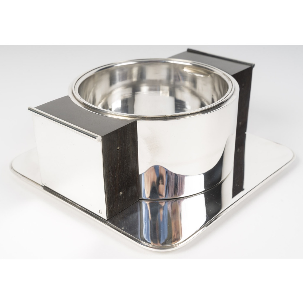 JEAN ELYSEE PUIFORCAT – Centre de table en argent massif Epoque ART DECO 11