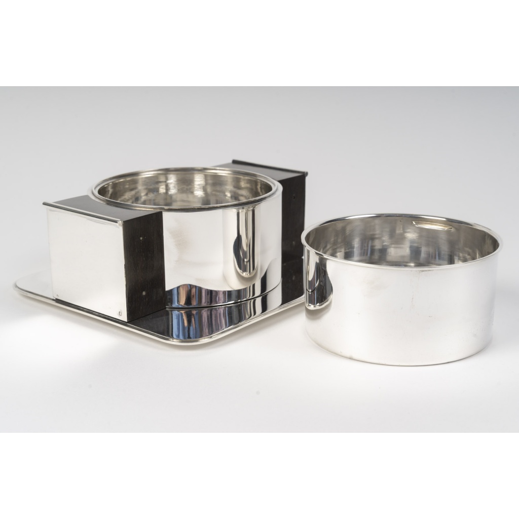 JEAN ELYSEE PUIFORCAT – Centre de table en argent massif Epoque ART DECO 12