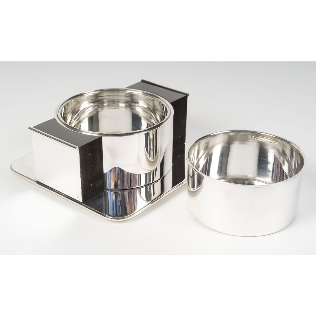 JEAN ELYSEE PUIFORCAT – Centre de table en argent massif Epoque ART DECO 13