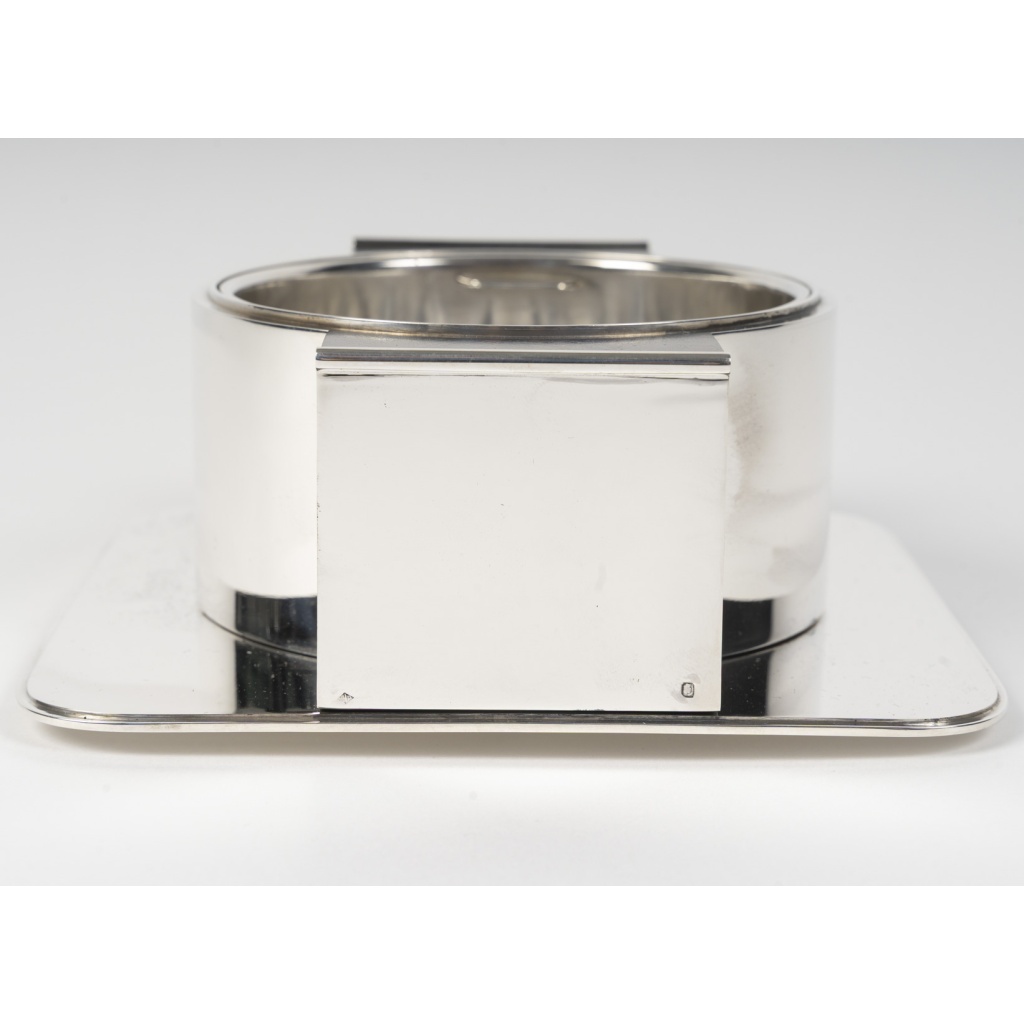 JEAN ELYSEE PUIFORCAT – Centre de table en argent massif Epoque ART DECO 14