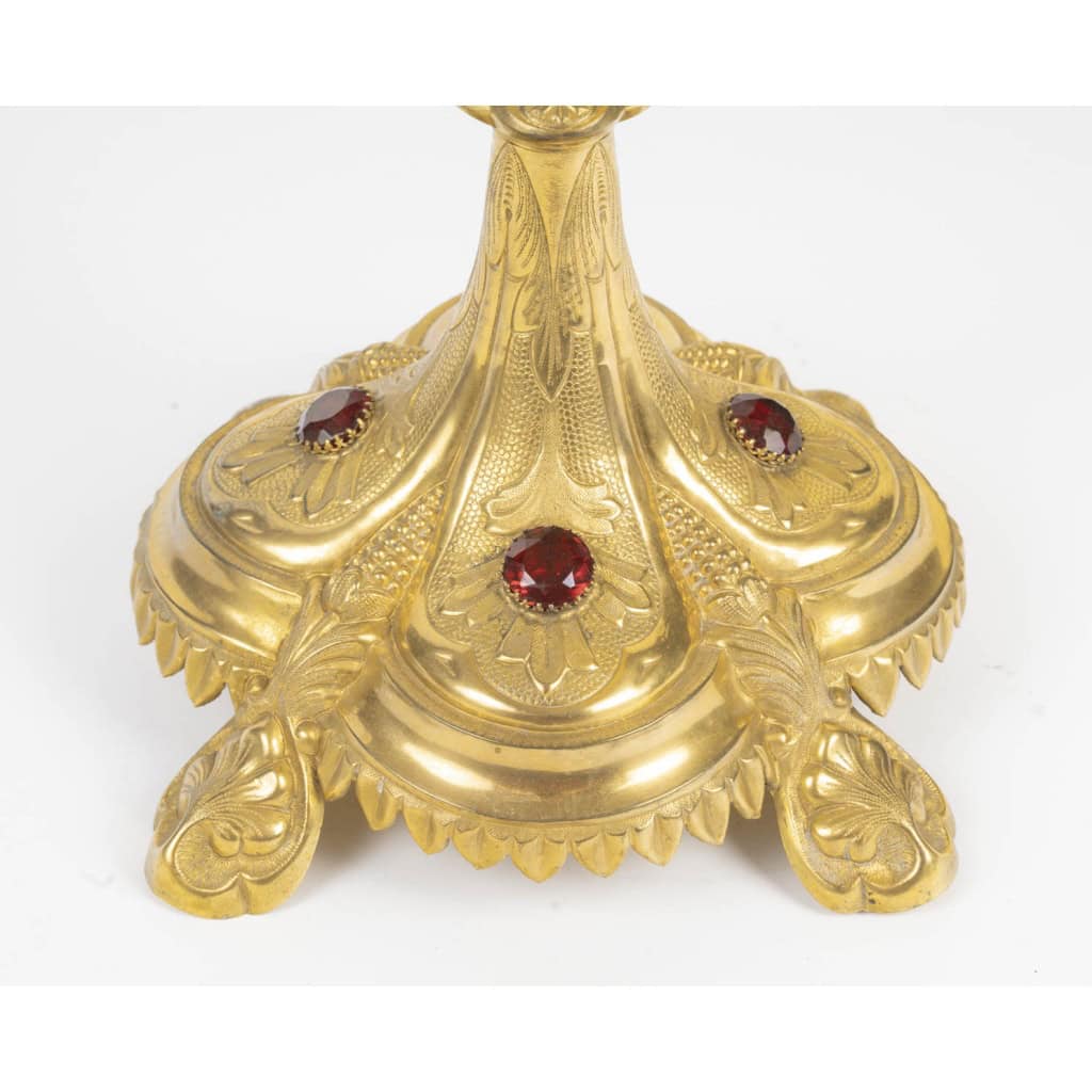 Ostensoir, Epoque Napoléon III (1848-1870), XIXe siècle. 6 Ostensoir, Epoque Napoléon III (1848-1870), XIXe siècle. 6