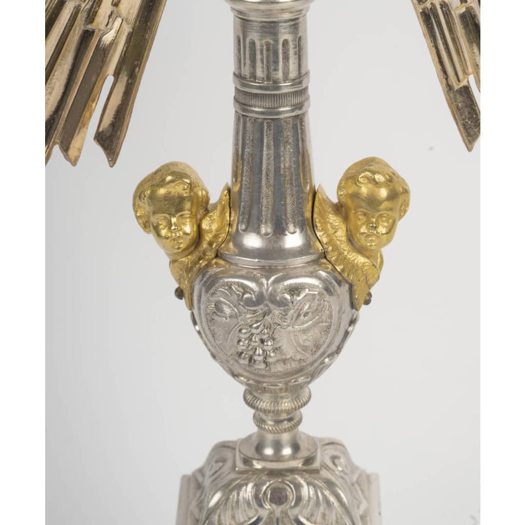Ostensoir à décor de chérubins, d’époque Napoléon III (1848-1870), XIXème siècle. 5 Ostensoir à décor de chérubins, d’époque Napoléon III (1848-1870), XIXème siècle. 5