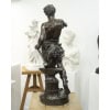 Sculpture – Le Travail , Eugène Marioton (1857-1933) – Bronze 18