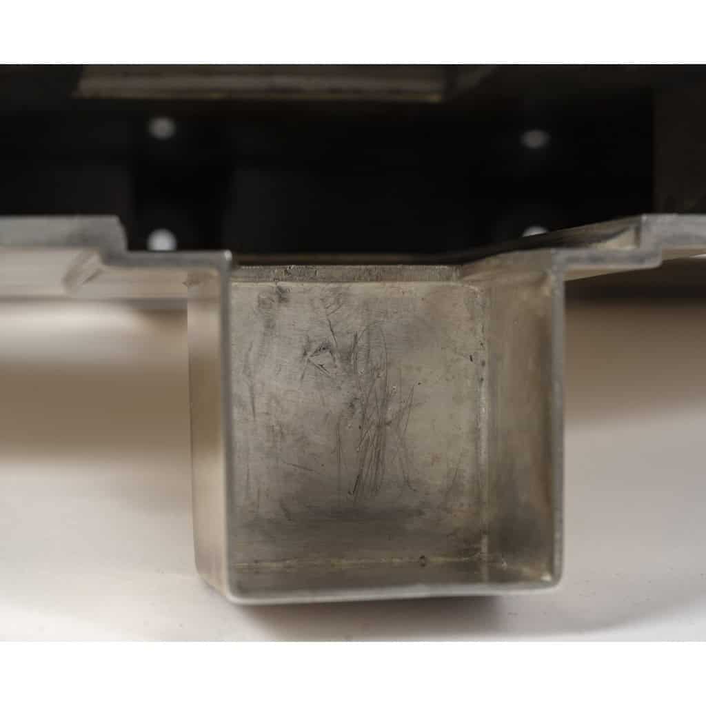 CLETO MUNARI – Chandelier moderniste à 7 bougies argent massif Circa 1980 14