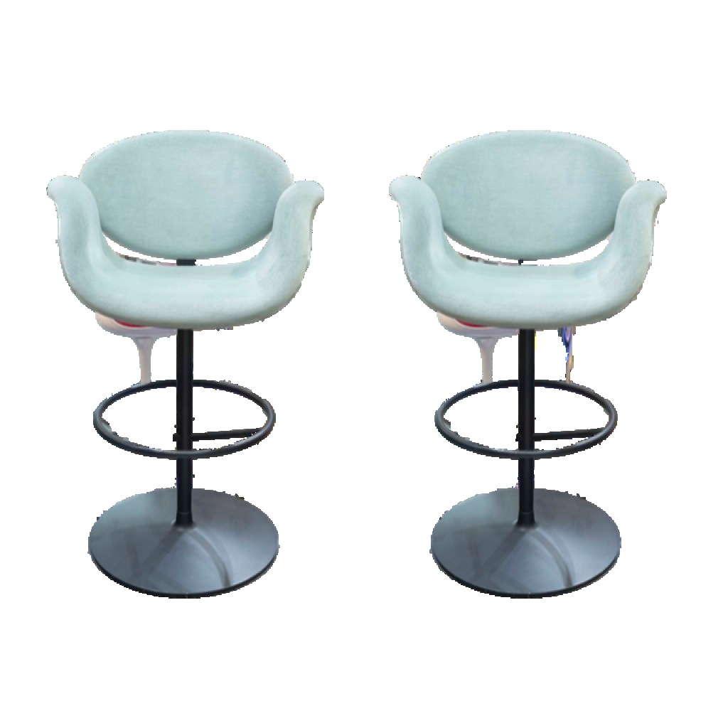 Pierre Paulin pour Artifort paire de Tabouret de Bar « Tulip » 4