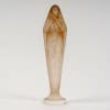 1920 René Lalique – Cachet Figurine Mains Jointes Verre Blanc Patiné Sépia 9
