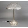 1924 René Lalique – Lampe Charmes Verre Blanc Et Bronze Nickelé 10