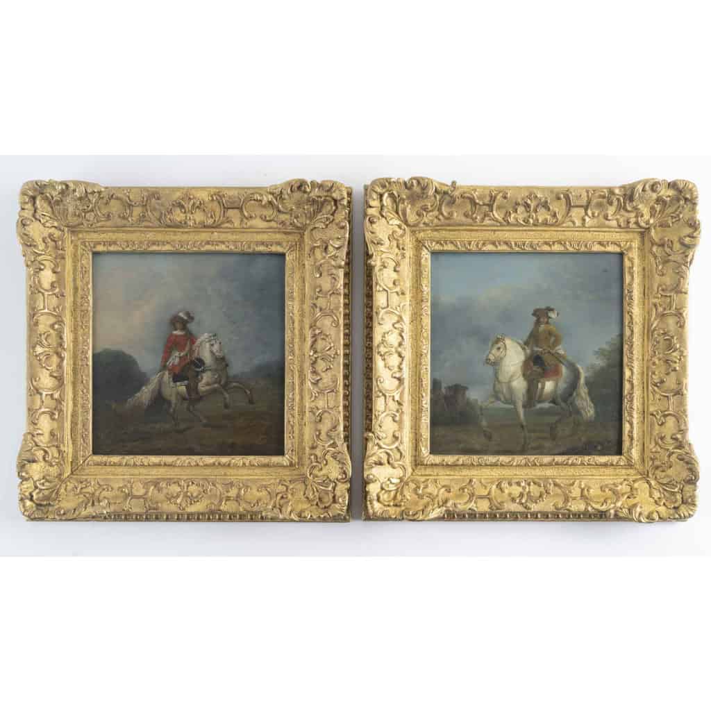 Paire de portraits de cavaliers. Ecole hollandaise du XVIIème siècle 5 Paire de portraits de cavaliers. Ecole hollandaise du XVIIème siècle 5