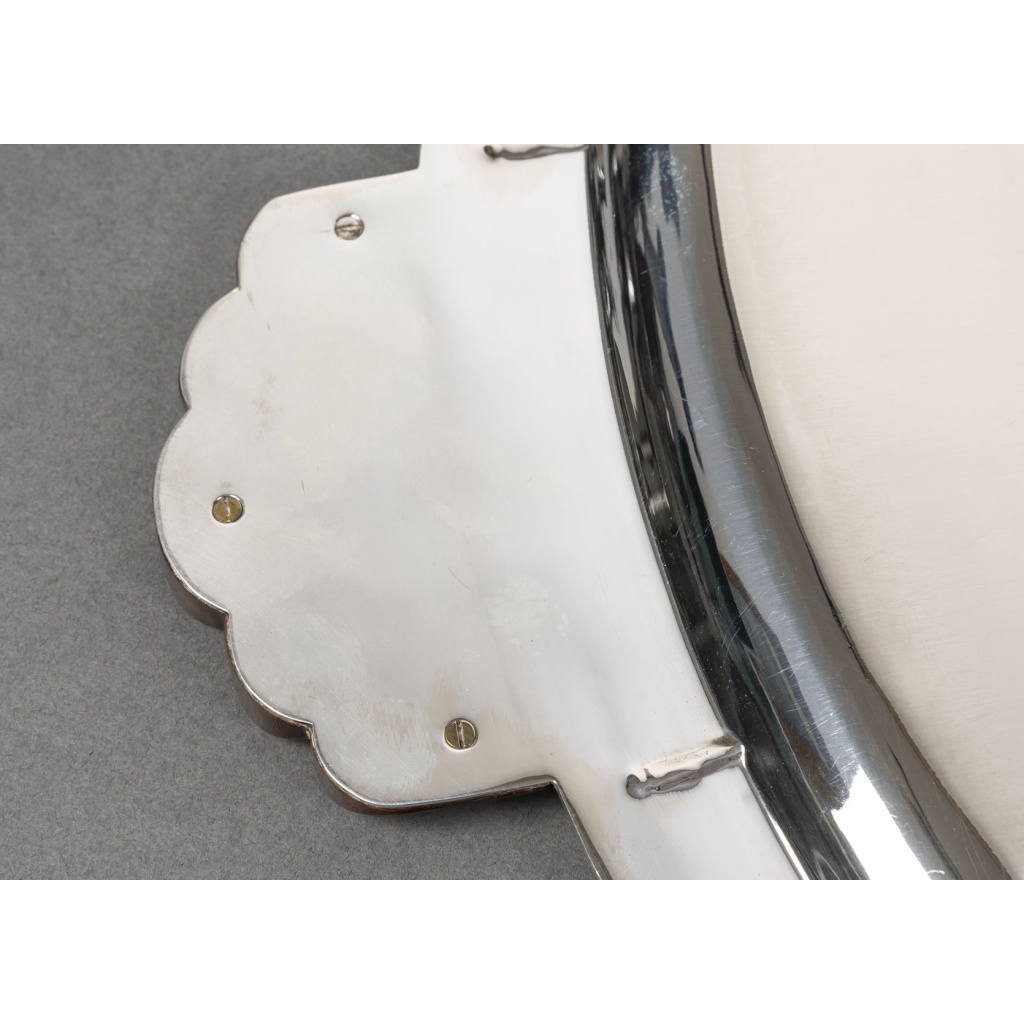 Orfevre CHARLENT Plateau argent massif ART DECO vers 1930 13 Orfevre CHARLENT Plateau argent massif ART DECO vers 1930 13