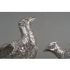 Orfèvre ESCHWEGE – Paire de Faisans en argent massif XXè 39
