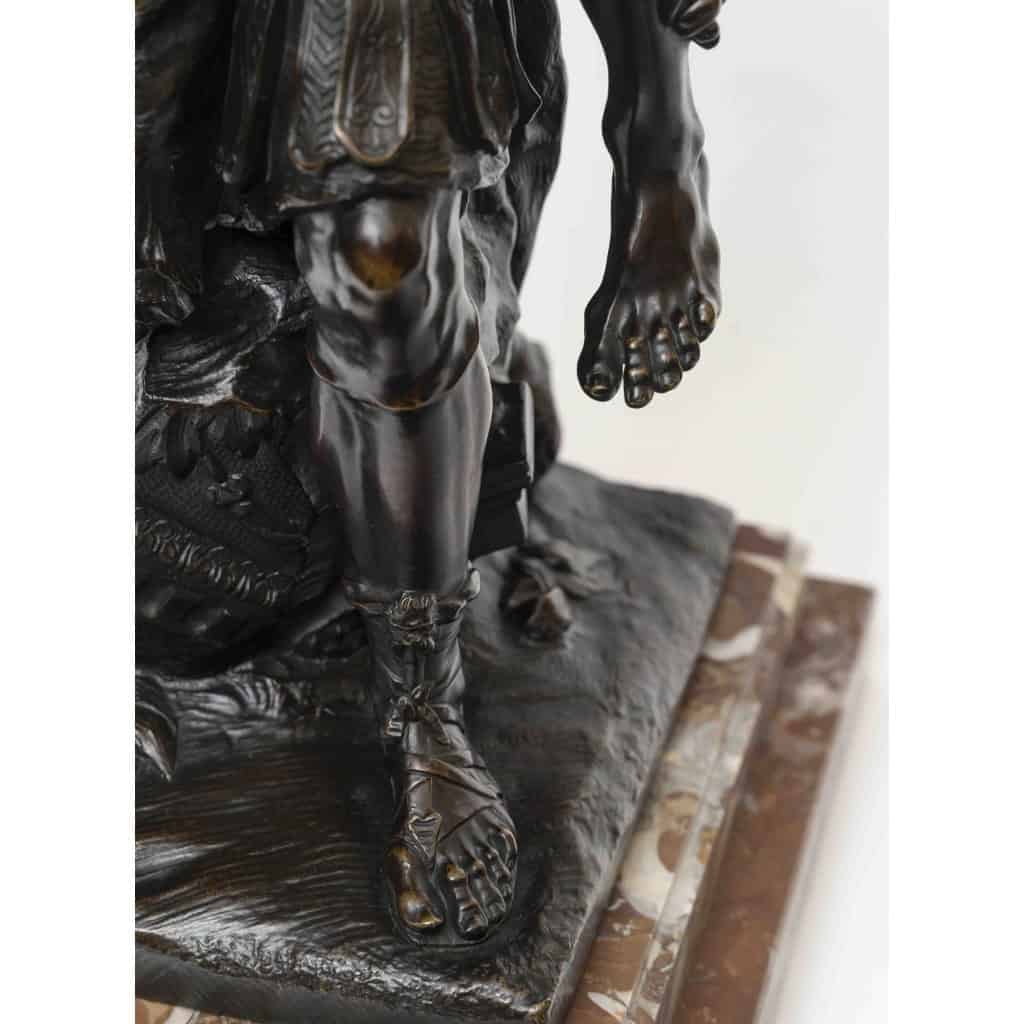 Sculpture en bronze « Enée portant son père Anchise suivi d’Ascagne » 11