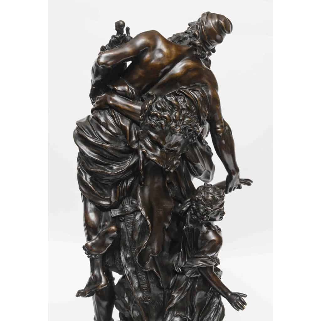 Sculpture en bronze « Enée portant son père Anchise suivi d’Ascagne » 6