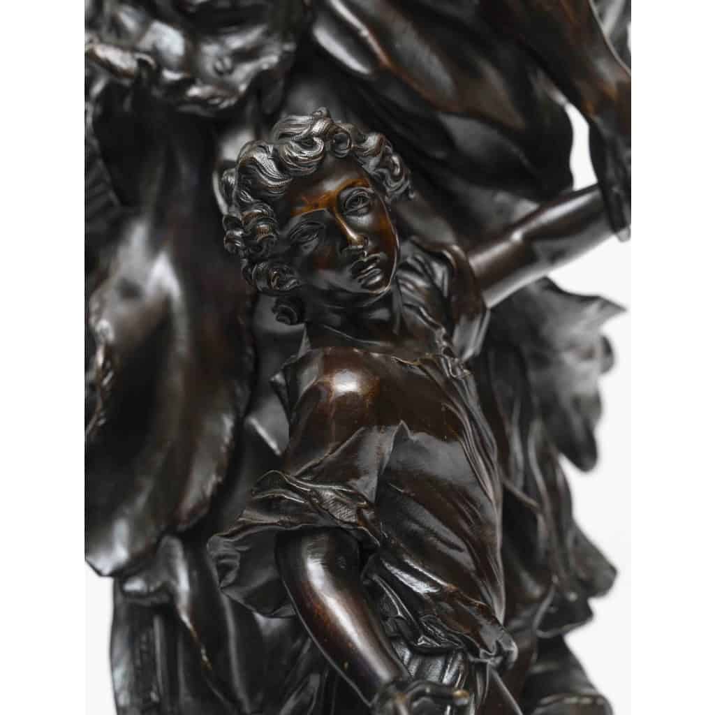 Sculpture en bronze « Enée portant son père Anchise suivi d’Ascagne » 8