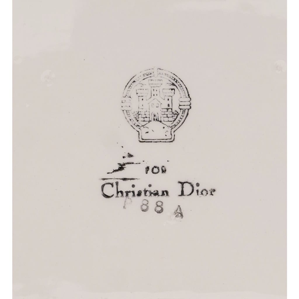CHRISTIAN DIOR VIDE-POCHES PORCELAINE COQUILLAGE 7