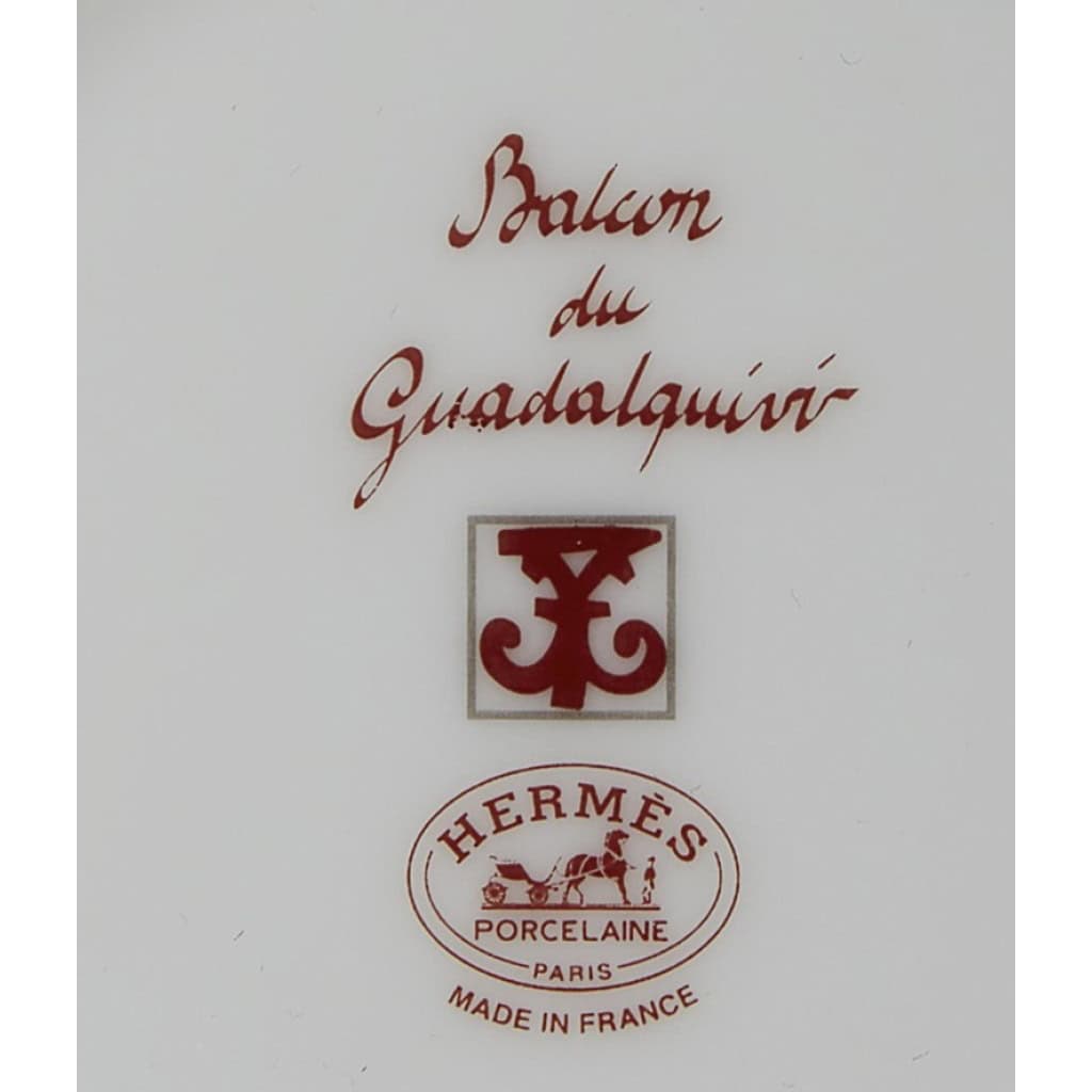 HERMES Paris – Ensemble en porcelaine « Balcon du Guadalquivir » 6 HERMES Paris – Ensemble en porcelaine « Balcon du Guadalquivir » 6