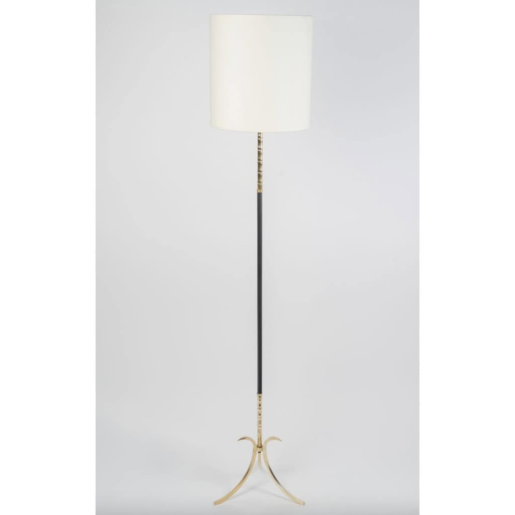 1960 Paire de lampadaires par Maison Arlus 5