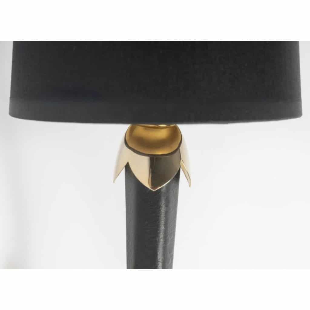 1950 Grande paire d&rsquo;appliques Torchère, Maison Arlus 7