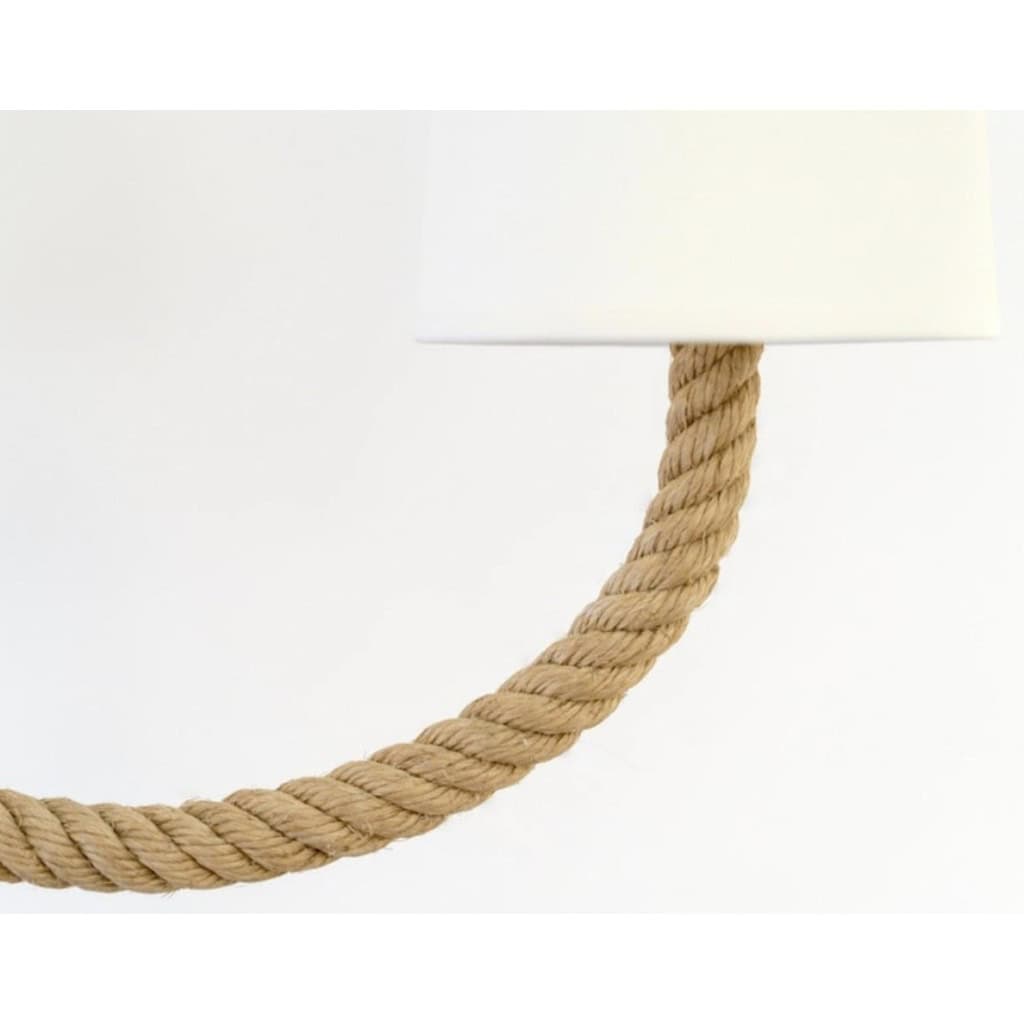 1950 Grand lustre en corde par Adrien Audoux & Frida Minet 8