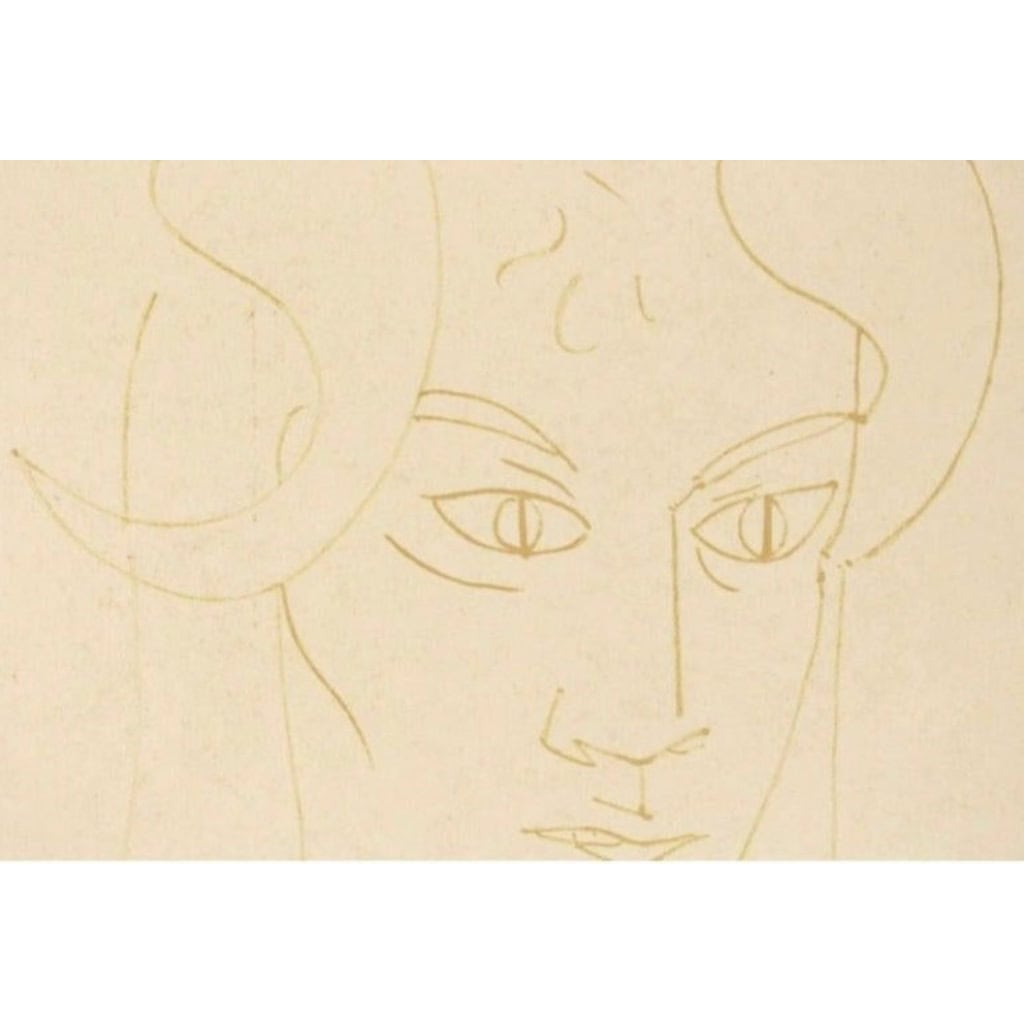 “Le Faune Rêveur” Lithography, Jean Cocteau, 1950 6