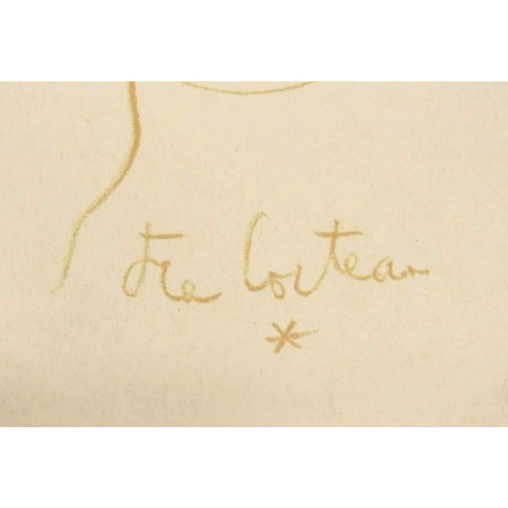 “Le Faune Rêveur” Lithography, Jean Cocteau, 1950 4