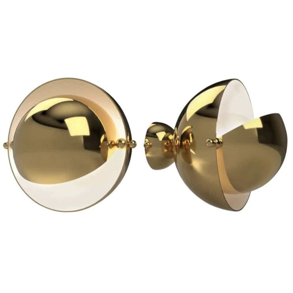 Paire d’appliques OTTO en laiton, ITEM Edition, Paris 3 Paire d’appliques OTTO en laiton, ITEM Edition, Paris 3