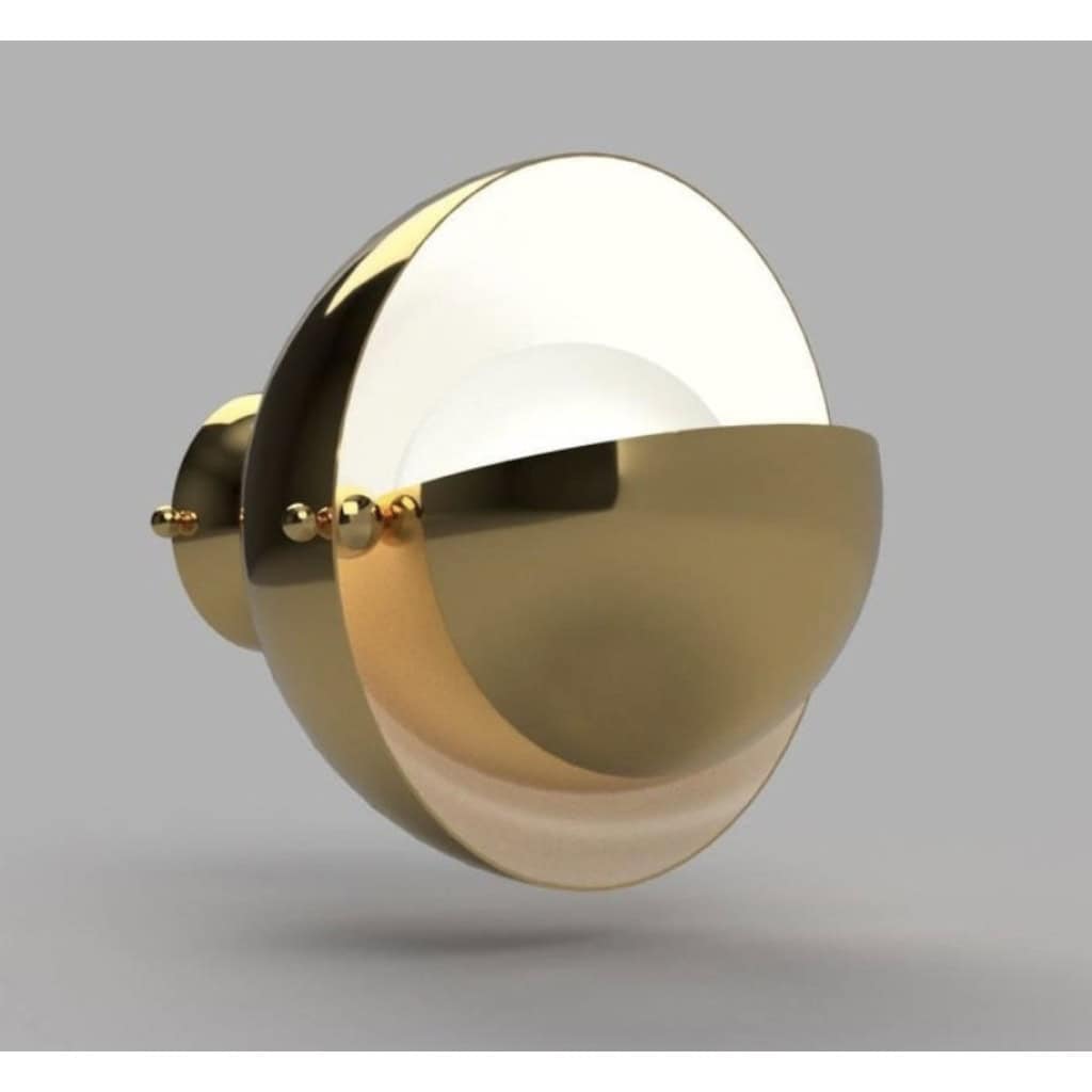 Paire d’appliques OTTO en laiton, ITEM Edition, Paris 5 Paire d’appliques OTTO en laiton, ITEM Edition, Paris 5