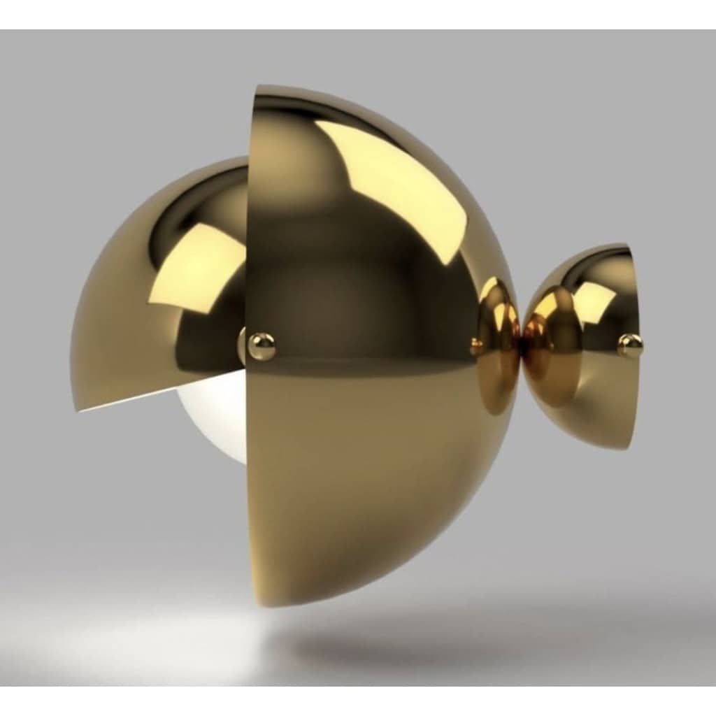 Paire d’appliques OTTO en laiton, ITEM Edition, Paris 4 Paire d’appliques OTTO en laiton, ITEM Edition, Paris 4