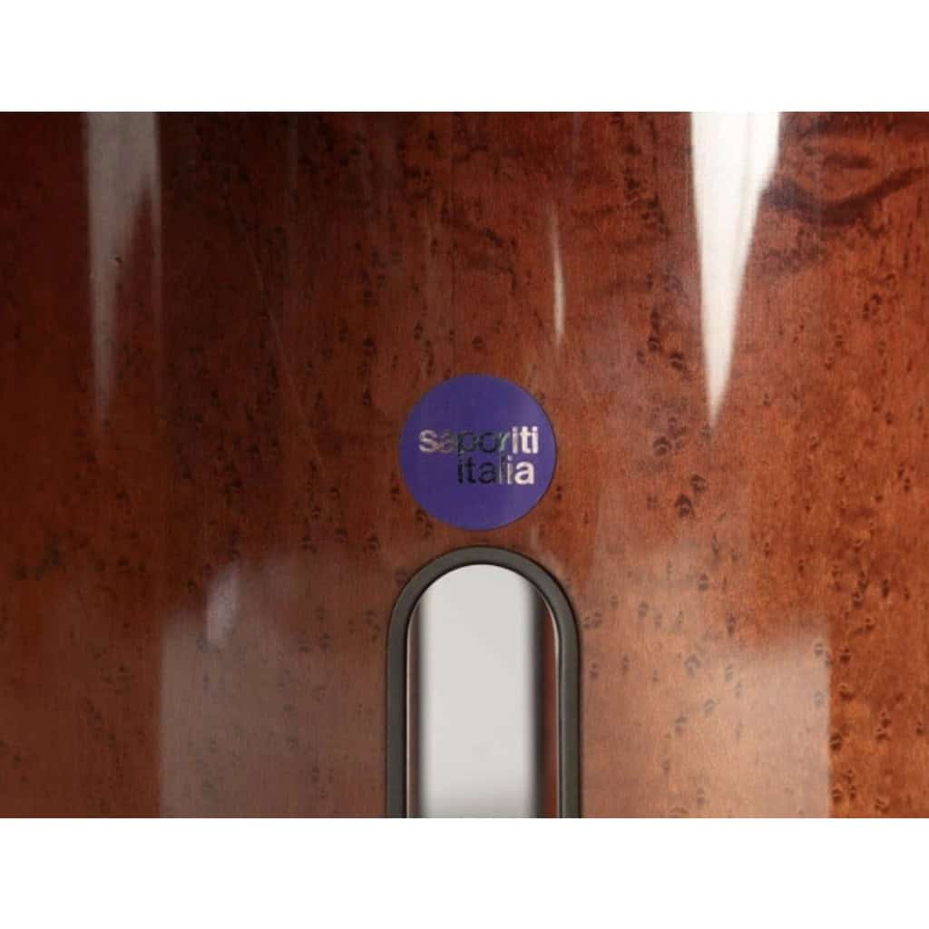 1980 Grande table basse par Giovanni Offredi pour Saporiti en placage d&rsquo;érable moucheté. 4