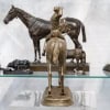 Sculpture – Avant La Course , Jockey Et Sa Monture , Jules Moigniez (1835-1894) – Bronze 21