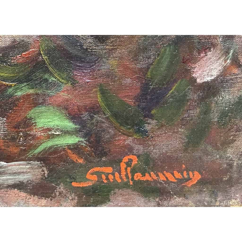 GUILLAUMIN Armand Crozant bords de la Sedelle Huile sur toile vers 1912 signée Certificat d&rsquo;authenticité du Comité 4