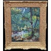 GUILLAUMIN Armand Crozant bords de la Sedelle Huile sur toile vers 1912 signée Certificat d&rsquo;authenticité du Comité 23
