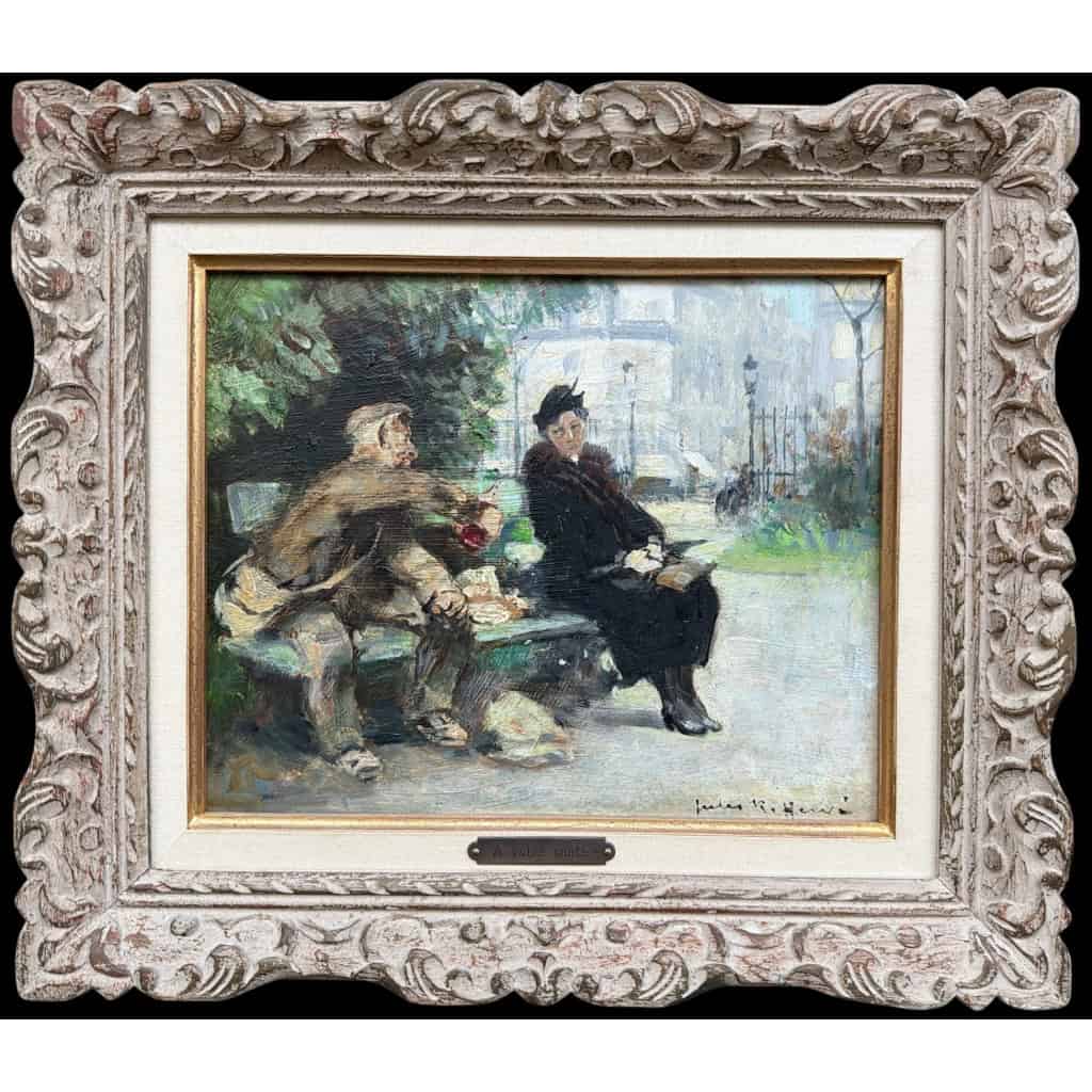 HERVE Jules Peinture impressionniste 20è A votre santé ! Huile sur Toile Signée Certificat D’authenticité 9 HERVE Jules Peinture impressionniste 20è A votre santé ! Huile sur Toile Signée Certificat D’authenticité 9