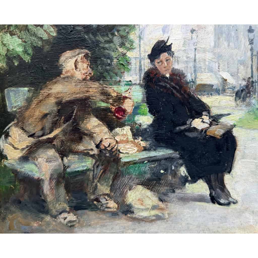 HERVE Jules Peinture impressionniste 20è A votre santé ! Huile sur Toile Signée Certificat D’authenticité 4 HERVE Jules Peinture impressionniste 20è A votre santé ! Huile sur Toile Signée Certificat D’authenticité 4