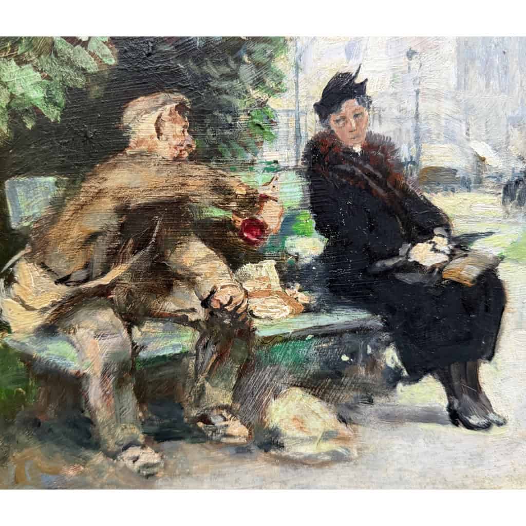 HERVE Jules Peinture impressionniste 20è A votre santé ! Huile sur Toile Signée Certificat D’authenticité 6 HERVE Jules Peinture impressionniste 20è A votre santé ! Huile sur Toile Signée Certificat D’authenticité 6