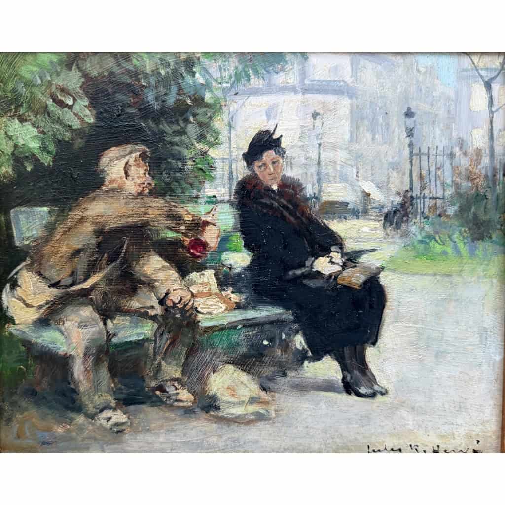 HERVE Jules Peinture impressionniste 20è A votre santé ! Huile sur Toile Signée Certificat D’authenticité 7 HERVE Jules Peinture impressionniste 20è A votre santé ! Huile sur Toile Signée Certificat D’authenticité 7