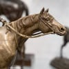 Sculpture – Avant La Course , Jockey Et Sa Monture , Jules Moigniez (1835-1894) – Bronze 17