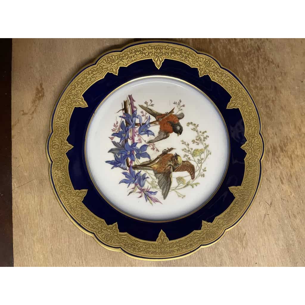 DEUX Assiettes porcelaine Mehun 4