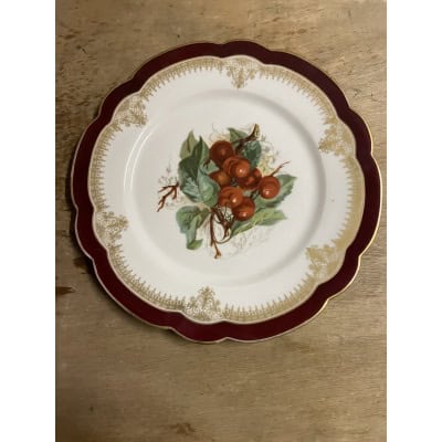 2 assiettes porcelaine