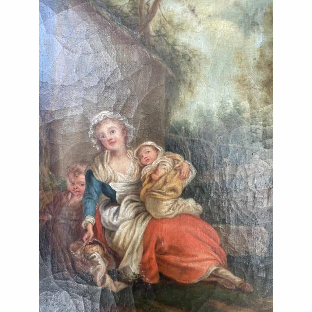 Femme et deux enfants 5