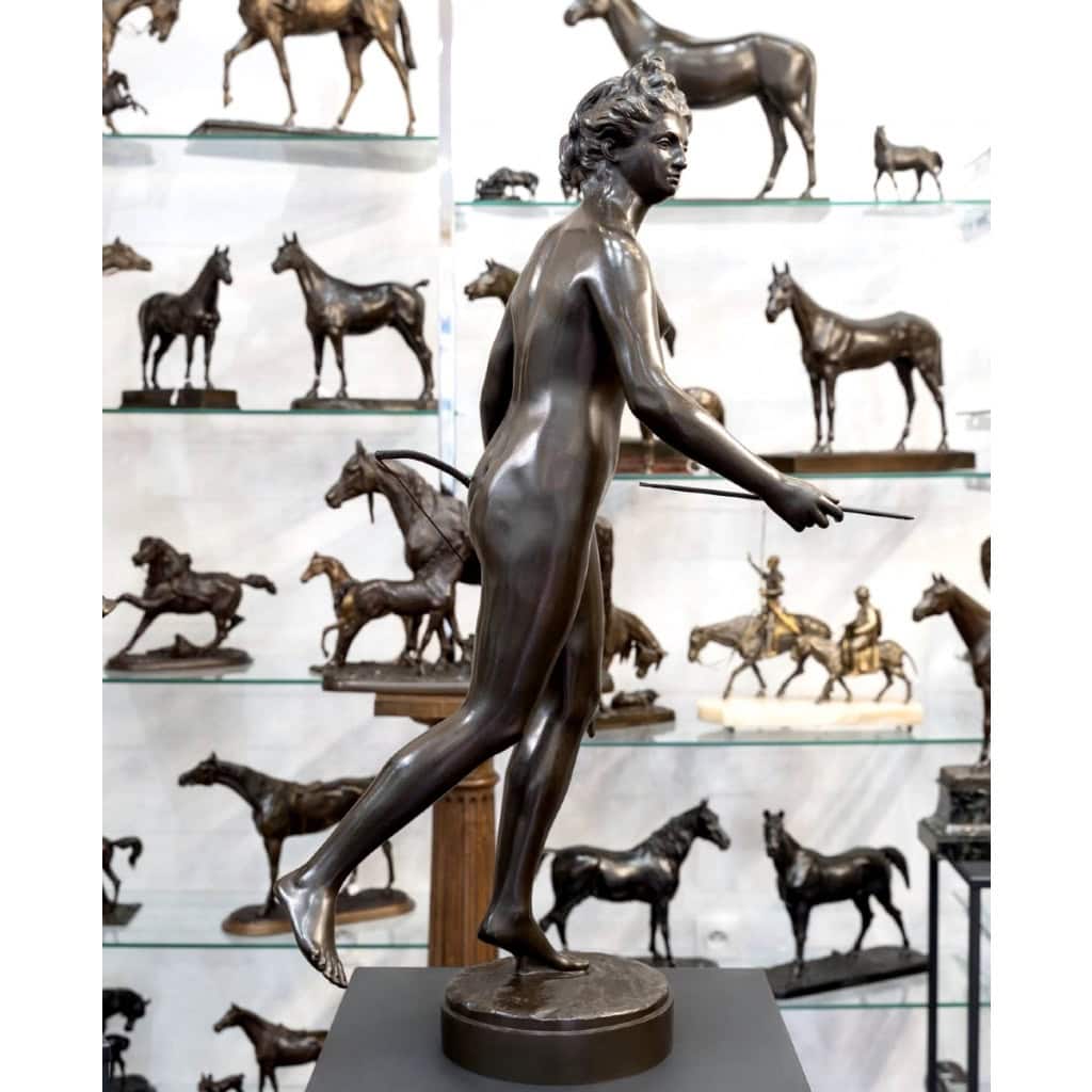 Sculpture – Diane Chasseresse , Jean – Antoine Houdon (1741-1828) – Bronze 8 Sculpture – Diane Chasseresse , Jean – Antoine Houdon (1741-1828) – Bronze 8