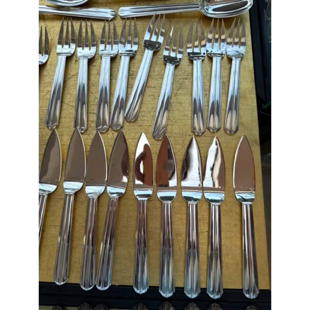 Jean E. Puiforcat – Ménagère « Chantaco » 71 pièces 4 Jean E. Puiforcat – Ménagère « Chantaco » 71 pièces 4