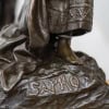 Sculpture – Sapho , Emmanuel Villanis (1858-1914) – Bronze 18