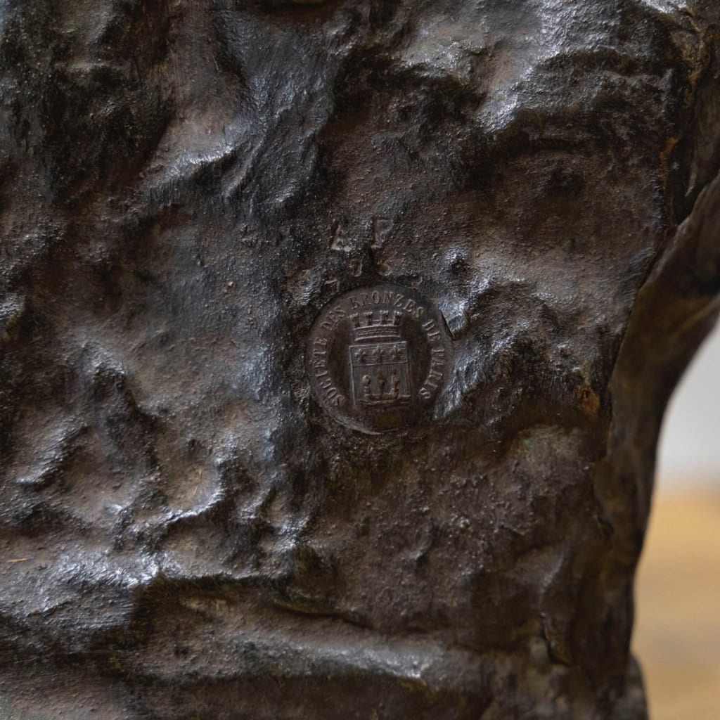 Sculpture – Sapho , Emmanuel Villanis (1858-1914) – Bronze 11